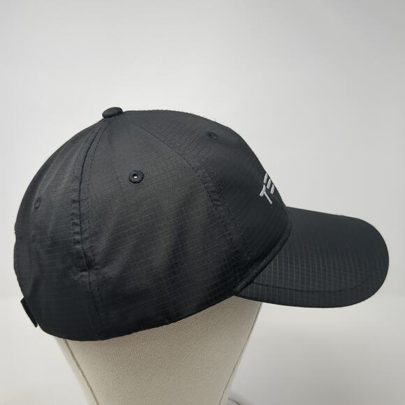 Tesla Strapback Hat Black One Size Adjustable Embroidered 6 Panel - Picture 5 of 9